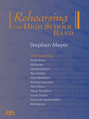 cover image of Rehearsing the High School Band